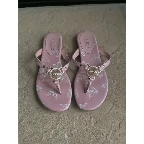 Pink Guess sandals size 7 - Picture 1 of 5